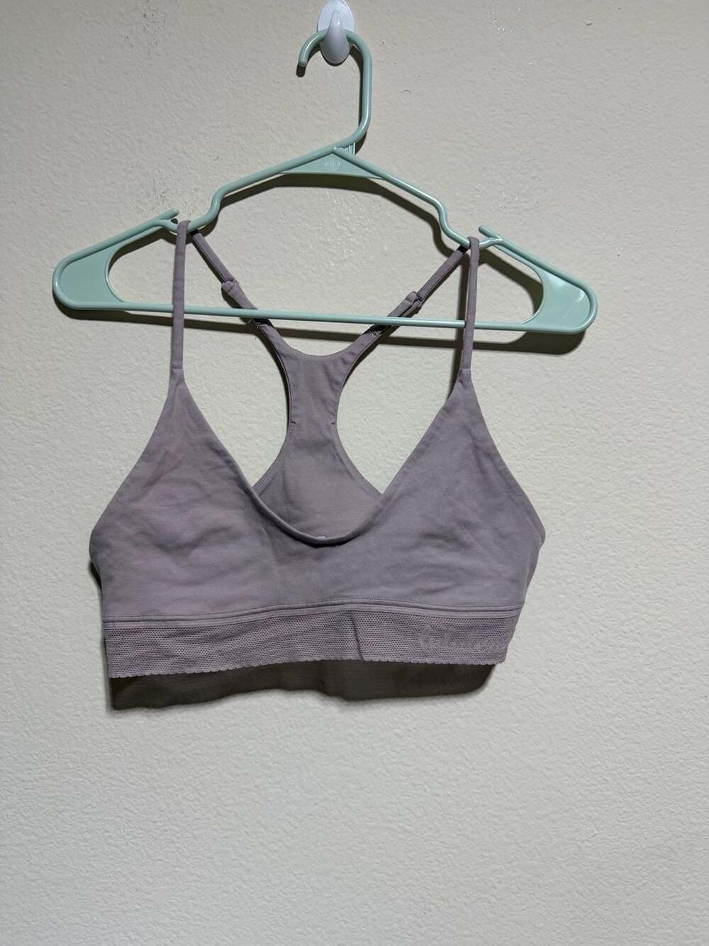Lululemon Size L Cotton Blend Racerback Bralette